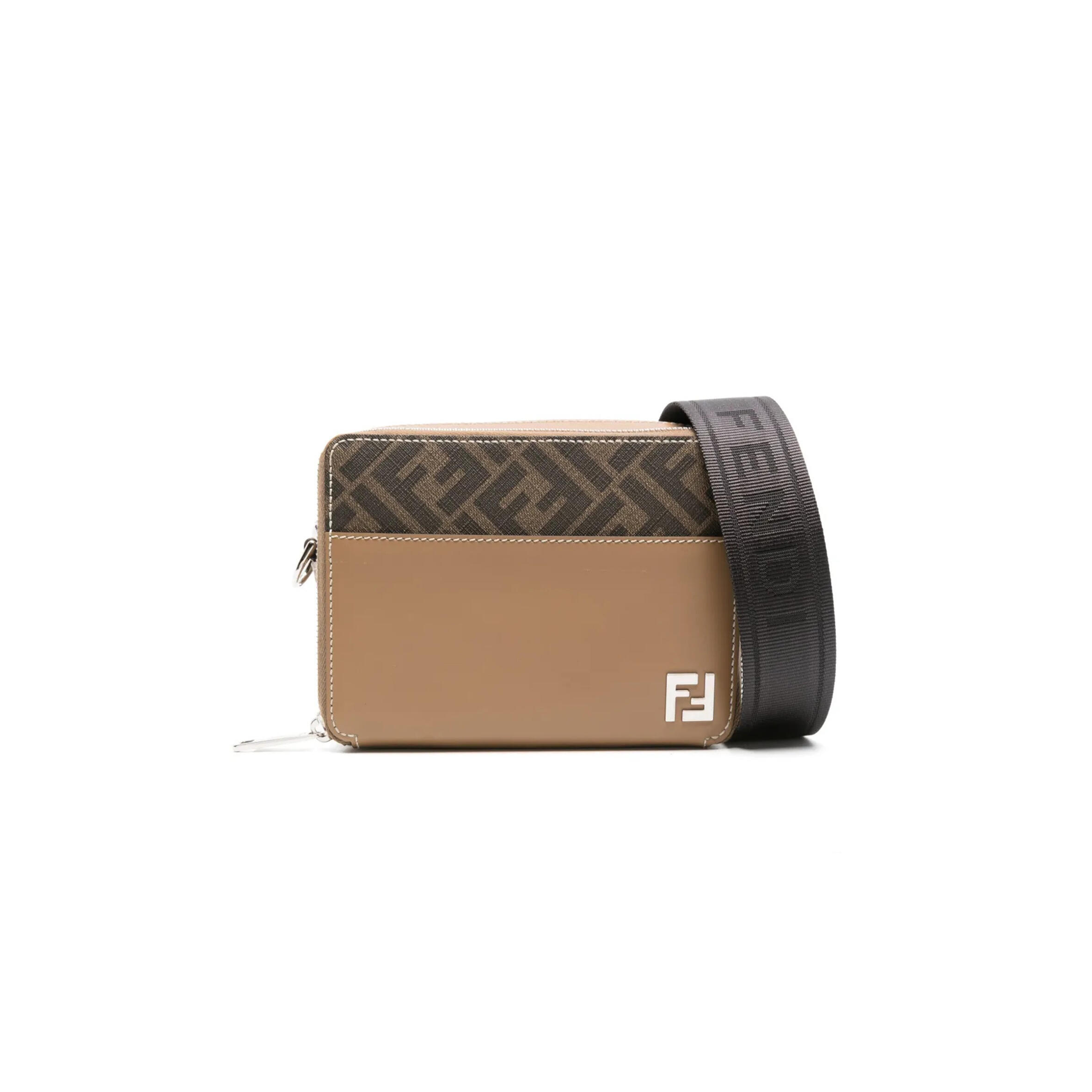 F**di ff organizer camera case beige 7m0357aff2f1hrm (17.5*14*6.5cm)